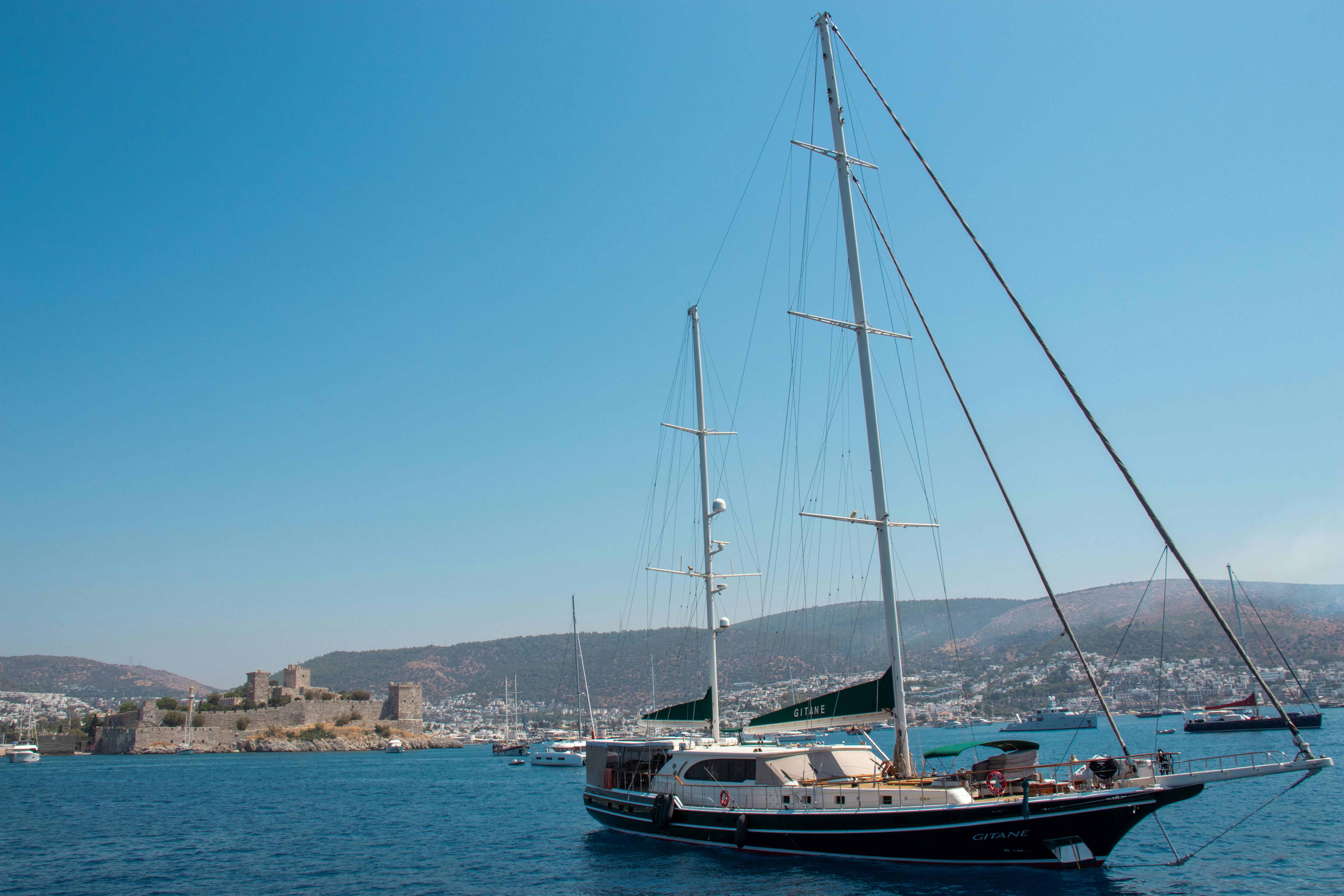 Traditional Turkish gulet charter in the Aegean Sea